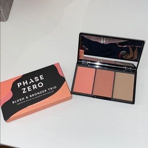 Blush and bronzer trio
